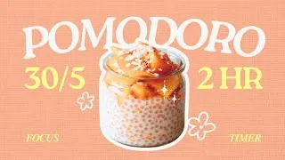 Thumbnail: ｍａｎｇｏ ｓａｇｏ 🥭🧡 𝟹𝟶/𝟻 𝟺𝚂𝙴𝚃𝚂 𝟸𝙷𝚁 | cozy summer jazz with pink noise | study with me