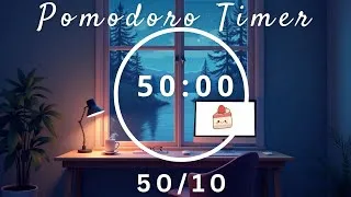 Thumbnail: 💻 50/10 Focus Time🍵 Lofi Pomodoro & ADHD-Friendly Study Session 🌸 Pomodoro Station