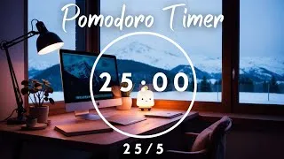 Thumbnail: 2 HOUR STUDY WITH ME🌿 25/5 Pomodoro Timer ✨Relaxing Focus Session & Break Time 🌸 Pomodoro Study
