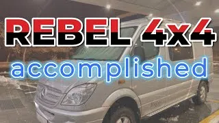 Thumbnail: The make of The Rebel Fully Accessible, Fully Independent — 4x4 Sprinter Camper