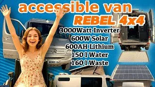 Thumbnail: The Rebel 4x4 — The Ultimate Accessible Off-Grid Adventure Van!
