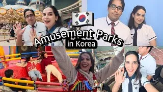 Thumbnail: WE WORE KOREAN SCHOOL UNIFORMS TO LOTTE WORLD?! 🎢🇰🇷