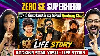 Thumbnail: Yash’s Incredible Journey! 😱 From Struggle to ROCKY BHAI | TOXIC | Life Story Reaction