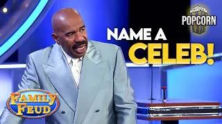 Thumbnail: Name a CELEBRITY! Guess The Answers With Steve Harvey! | Family Feud