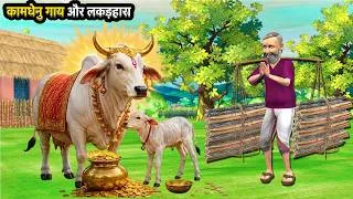 Thumbnail: Kamdhenu Cow and Woodcutter Moral Stories Hindi Kahaniya
