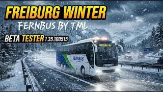 Thumbnail: Fernbus Simulator | Did TML Fix Winter Weather? | Freiburg To Salzburg