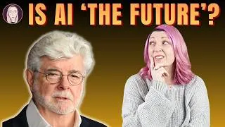 Thumbnail: George Lucas Is Wrong About AI... But Not For The Reason You Think