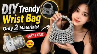 Thumbnail: DIY Trendy Silver Wrist Bag ✨ Easy Crochet Tutorial for Beginners#crochettutorial  bag#aesthetic