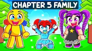 Thumbnail: Adopted by a CHAPTER 5 POPPY PLAYTIME FAMILY in Roblox!