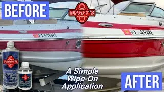 Thumbnail: How to restore faded gelcoat on a boat with Poppy's Self Leveling Wipe-On Gel Coat For Marine & RV