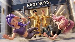 Thumbnail: Rich Boys vs Poor Girls — Which Side Will You Choose? Kpop Demon Hunters