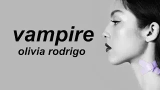 Thumbnail: Olivia Rodrigo - vampire (Lyrics)