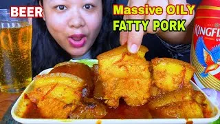 Thumbnail: COOKING & EATING ‘OILY OILY’ FATTY PORK BELLY WITH BEER MUKBANG ASMR 