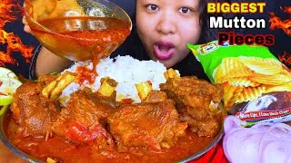 Thumbnail: EATING ‘BIGGEST’ SPICIEST MUTTON CURRY WITH RICE MUKBANG ASMR 