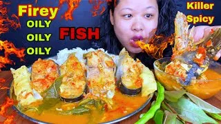 Thumbnail: COOKING & EATING ‘OILY OILY’ SPICY FISH CURRY WITH BABY BAMBOOSHOOT MUKBANG ASMR