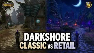 Thumbnail: Darkshore Then & Now • Classic vs Retail Walking Tour | WoW Ambience