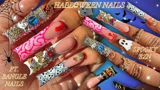 Thumbnail: 👻🧠 FREESTYLE HALLOWEEN NAILS ✨🎃 FT BANGLE NAILS: HALLOWEEN EDITION 💎 HOW TO BRAIN & GHOST DESIGN ✨