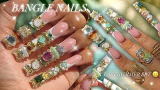 Thumbnail: ❤️‍🔥 VIRAL BANGLE NAIL TREND ⚜️💎⏱️✨ HOW TO 3D BANGLES ✨ STEP BY STEP ACRYLIC NAIL TUTORIAL