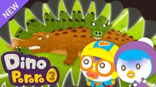 Thumbnail: Deinosuchus vs Sarcosuchus!🐊 | Dinosaur for Kids🦖🦕 | Pororo Dino Adventure 3
