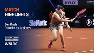 Thumbnail: Porsche Tennis Grand Prix | 04/18/2026 | Match Highlights | Rybakina vs. Andreeva