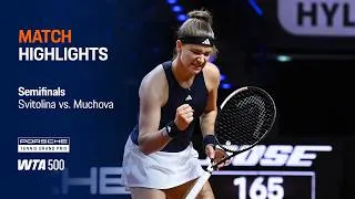 Thumbnail: Porsche Tennis Grand Prix | 04/18/2026 | Match Highlights | Svitolina vs. Muchova