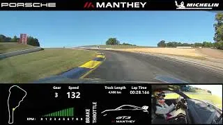 Thumbnail: Onboard the Porsche 911 GT3 with Manthey Kit lap at Michelin Raceway Road Atlanta