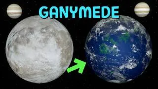 Thumbnail: I TERRAFORMED Ganymede in Universe Sandbox