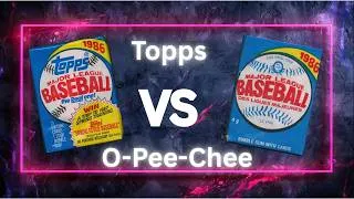 Thumbnail: 1986 Topps VS. O-Pee-Chee pack showdown. What is the better pack of cards?