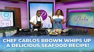 Thumbnail: Chef Carlos Brown Spills Secrets On How To Make The Best Jerk Halibut Dish
