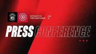 Thumbnail: Press Conference | Thorns Draw on Road at Gotham
