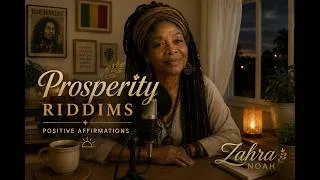 Thumbnail: Prosperity Riddims: Positive Affirmations for Abundance & Positive Energy 🌿 ✨ 💛 🎙️ 🎶