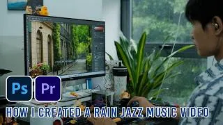 Thumbnail: Behind the Scenes — Creating a Rainy Jazz Video on a Peaceful Rainy Day