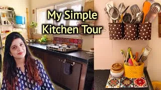 Thumbnail: My Kitchen Tour (in Hindi) | How to organize kitchen | Non moduler kitchen organization