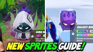 Thumbnail: How to get 5 NEW Sprites in Fortnite Season 3 FAST! (Boss, Aura, Fishy, Striker & Grim!)