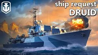 Thumbnail: No Torps, No High Explosive, No Problem - Ship Request: Druid (World of Warships)