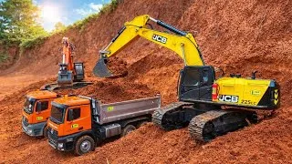 Thumbnail: Strong Scale 1/16 : RC Excavator HUINA 1580 & 1594 Making Moving The Soil