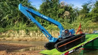 Thumbnail: Strong Scale 1/16 : RC Excavator Huina Amphibious/ Huina 1598/ JJRC 8836 Industrial Work