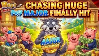 Thumbnail: HUGE MAJOR JACKPOT🤑WIN 🐷Huff N More Puff 🎰