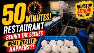 Thumbnail: 60 Minutes Inside a Restaurant Dishwashing Room 😳 | Real POV Chaos