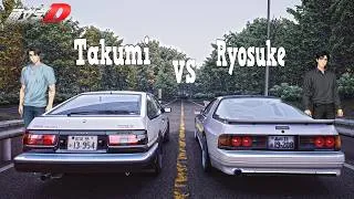 Thumbnail: ⚡Ryosuke's POV⚡ Toyota AE86 ⚔️Mazda RX-7 FC3S | INITIAL D | Akina | Assetto Corsa