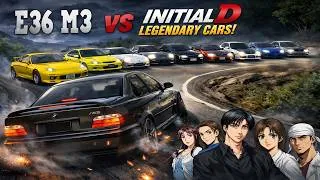 Thumbnail: INITIAL D Cars ⚡ BMW E36 M3 | Assetto Corsa