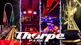 Thumbnail: THORPE PARK All Roller Coasters NIGHT POV 2025 (Fright Nights) | 4K HDR