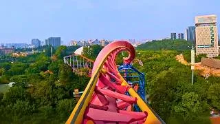Thumbnail: The Weirdest Roller Coaster I've Been On...  (SKY ROCKET Chimelong Paradise POV) | 4K