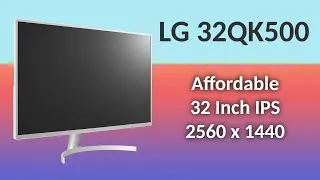 Thumbnail: LG 32QK500 - Unbox and quick review