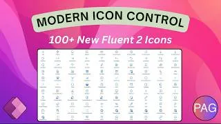 Thumbnail: Upgrade your UI with New Modern Icons in Power Apps! | Fluent 2 Design