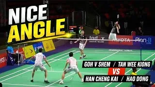 Thumbnail: [NICE ANGLE] | Nuclear Smash!! | Goh V Shem/Tan Wee Kiong vs Han Cheng Kai/Hao Dong