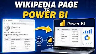Thumbnail: How to Connect Web to Power BI | Import Wikipedia Data into Power BI | Complete Tutorial