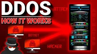 Thumbnail: How a DDOS Attack Works. How Hackers Can Bring Down a Website or Server.