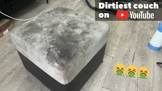 Thumbnail: This Ottoman Was Used as a Table… So I Cleaned It
