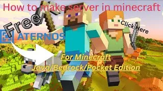 Thumbnail: How to make Server in Minecraft Java/Bedrock/Pocket Edition | deep Explanation #minecraft #server
